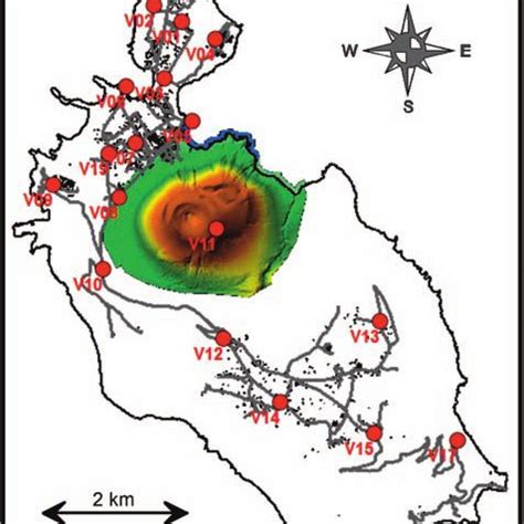 Maps of Easting, Northing and position residuals between the measured... | Download Scientific ...