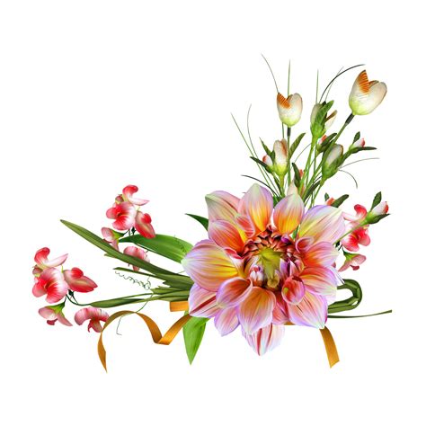 Corner Flower Design Png | Best Flower Site