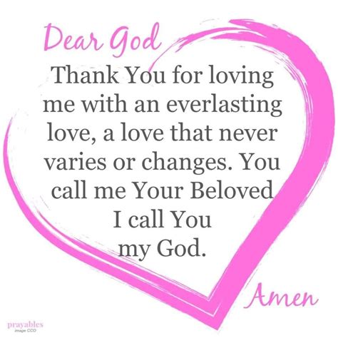 Prayer: God's Love - Prayables