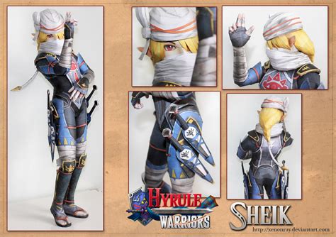 Hyrule Warriors : Sheik Paper Model | Paperized Crafts