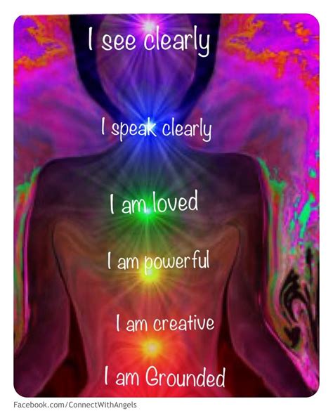 Words to live by: | Chakra affirmations, Chakra meditation, Reiki