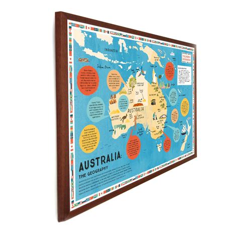 Prisoners of Geography Australia Educational Wall Map – Butler and Hill UK