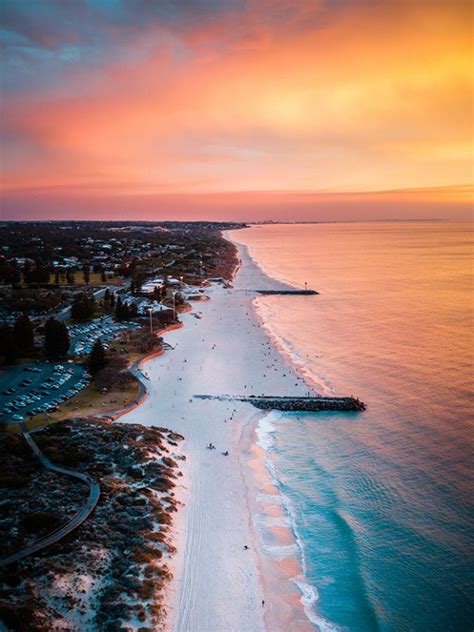 From Miles Away - City Beach Sunset, Perth, Western Australia