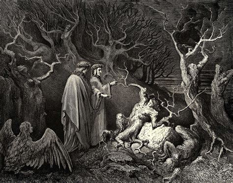 The Inferno, Canto 13 - Gustave Dore - WikiArt.org