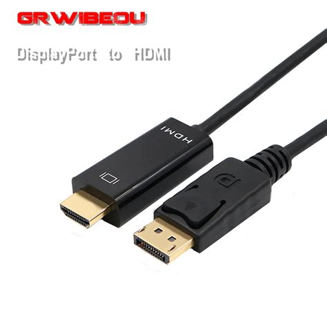 Aliexpress.com : Buy HD 4k x 2K Displayport DP to HDMI 4K/2K/1080P Converter Cable 20pin ...