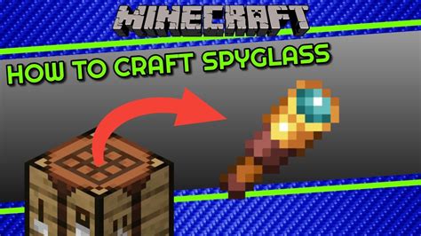 How to Craft Spyglass in Minecraft - YouTube