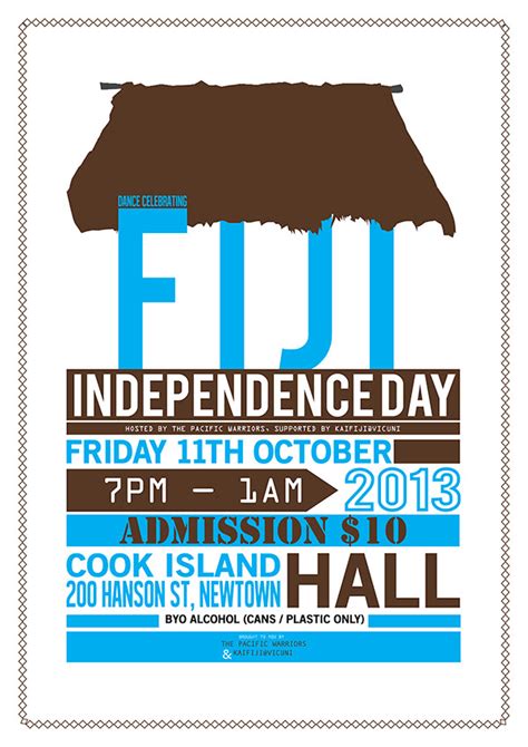 Fiji Independence Day Poster on Behance