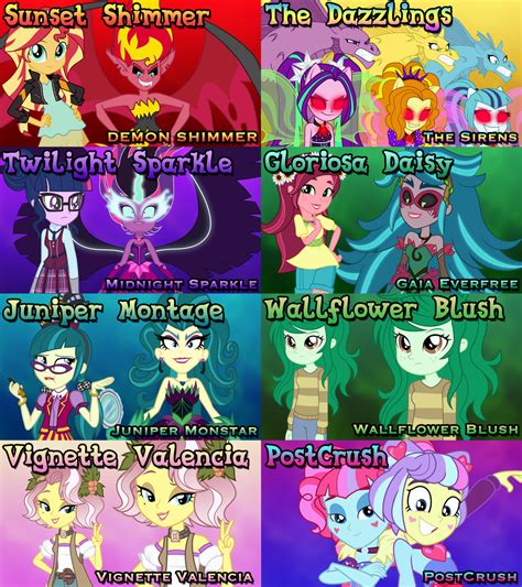 Equestria Girls Femme Fatales by DashieMLPFiM on DeviantArt