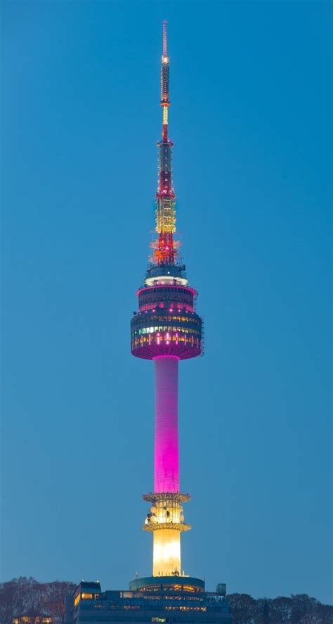 Namsan Tower - Seoul, South Korea | Corea del sur turismo, Torre namsan, Viajar a corea del sur