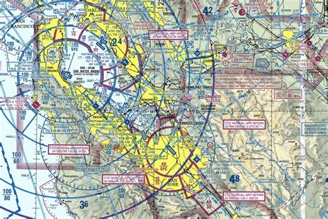 This is a detail from the San Francisco sectional aeronautical chart (click the map for a larger ...