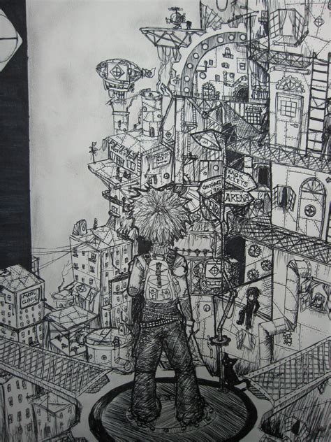 Steampunk city by decomposerdoll on DeviantArt