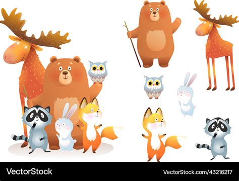 Clipart Forest Animals