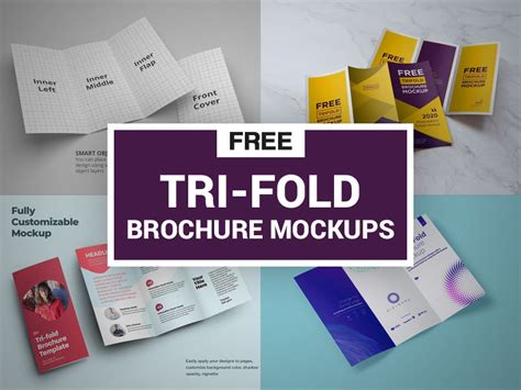 25+ Best Tri-Fold Brochure Mockups (Free and Premium) 2022