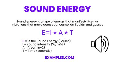 Sound Energy - 20+ Examples, Types, Differences, PDF