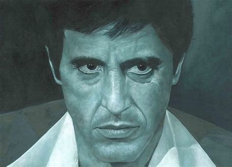 Al Pacino 'Scarface' Painting by David Dunne