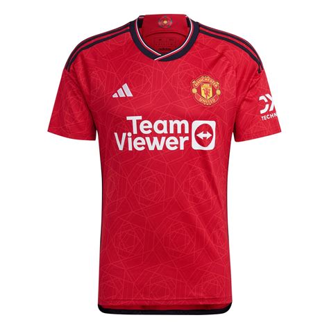 adidas | Manchester United Home Shirt 2023 2024 Adults | Team Red ...