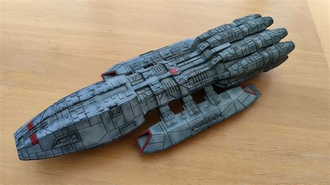 3D Printed Battlestar Pegasus Model - Etsy