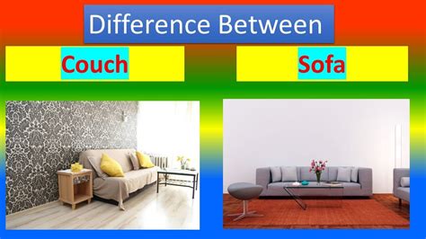 Difference between Couch and Sofa - YouTube