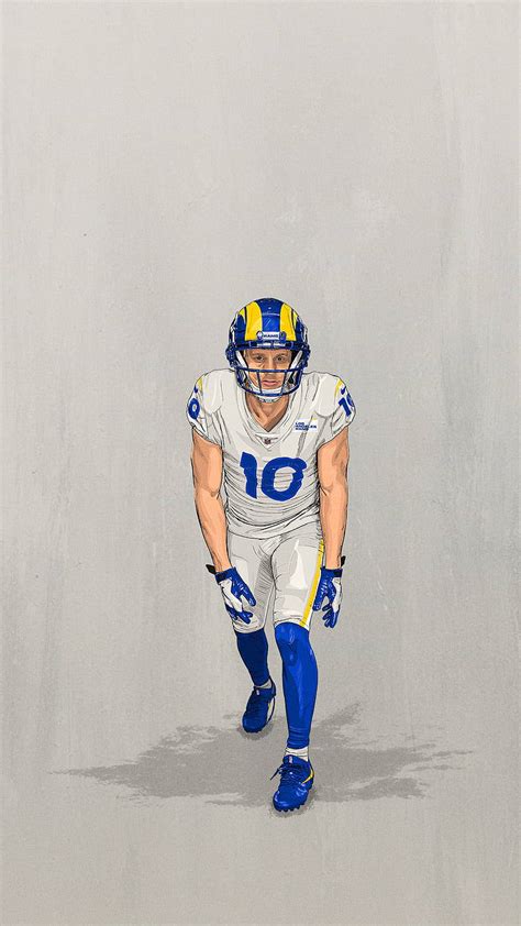 Free download Download Cooper Kupp NFL Los Angeles Rams Cartoon Art Wallpaper [800x1422] for ...