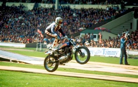 Clasp Garage: Evel Knievel and his Wembley stadium bus jump