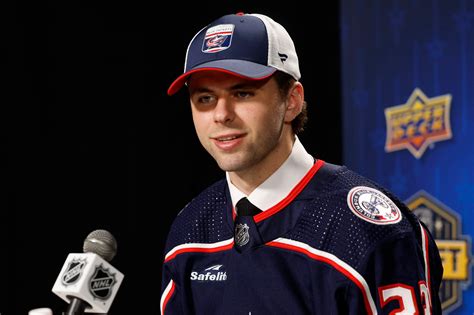 Adam Fantilli shines at Blue Jackets development camp, with a ‘Michigan ...