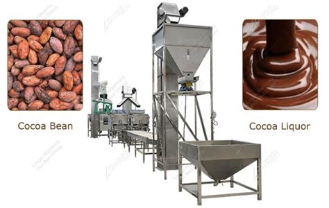 500 KG Automatic Cocoa Chocolate Liquor Production Process Line