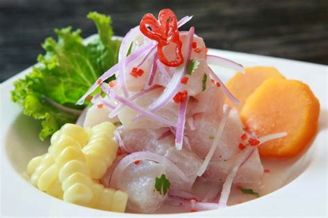 Peruvian: Ceviche de Pescado - Ceviche of fish - Gastronomy World