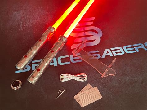 Darth Maul Double Bladed Lightsaber Neopixel Blade Lightsaber | Etsy