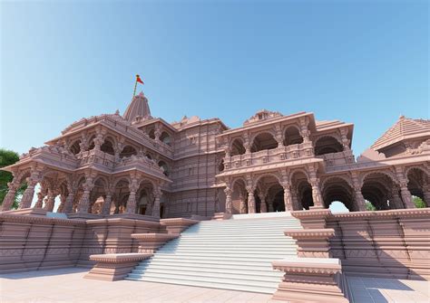 ram mandir 3D HD wallaper jai shri ram ~ raghav editor