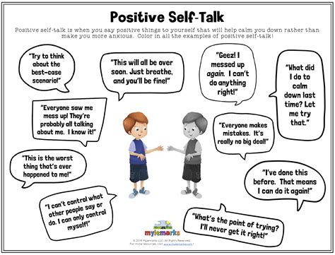 Positive Self-Talk (Anxiety)