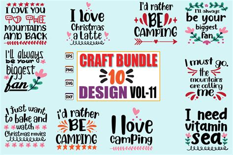 CRAFT BUNDLE 10 DESIGN.Vol.11 Graphic by Craft bundles · Creative Fabrica