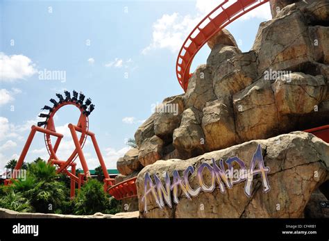 The Anaconda ride at Gold Reef City Theme Park, Johannesburg, Gauteng Stock Photo: 43746725 - Alamy