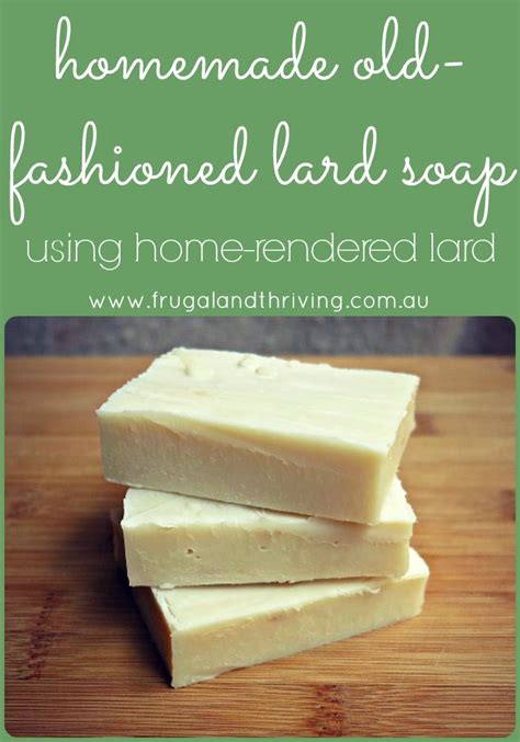 How to Make Lard Soap Cheaply the Old-Fashioned Way | Homemade soap ...