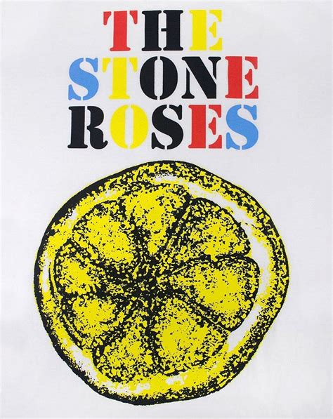 The Stone Roses Lemon poster | Stone roses, Band posters, Roses drawing