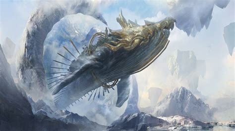 Download Fantasy Whale HD Wallpaper by Kan Li