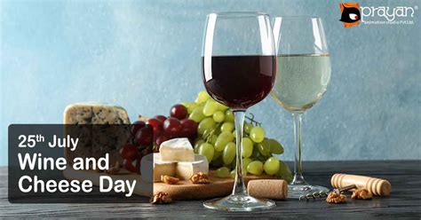 25th July: Wine and Cheese Day | Prayan Animation