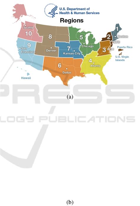 Flu Counts: (a) Division Map of CDC-HHS Regions Taken from HHS Website.... | Download Scientific ...