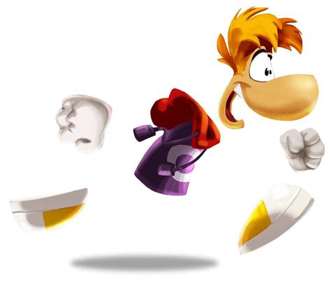 Rayman! I like the idea for my animation of the characters having feet and hands completely ...