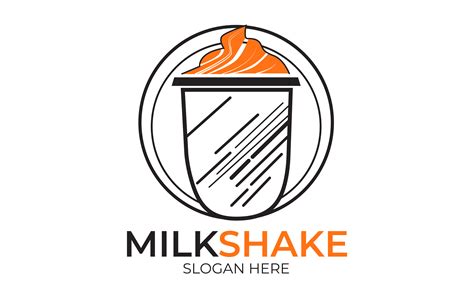 Milkshake Logo Design Template Grafika przez ngabeivector · Creative ...