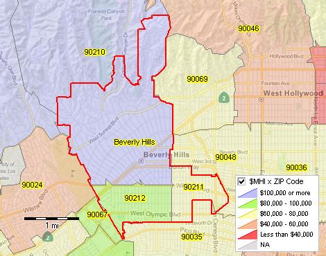 Beverly Hills Zip Code Map - vrogue.co