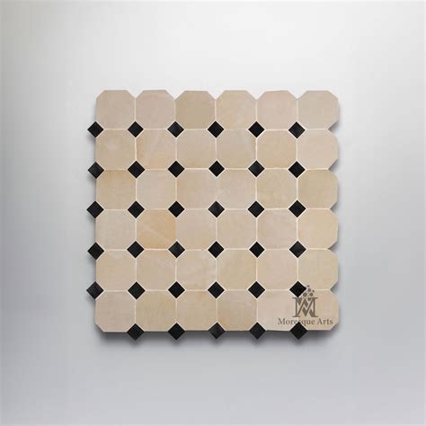 Handmade Moroccan Zellige 12x12 Octagonal Ceramic Tiles Authentic Clay Mosaic for Backsplash ...