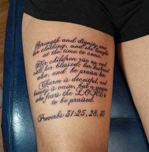 Scripture Tattoos for Women - Ideas and Designs for Girls