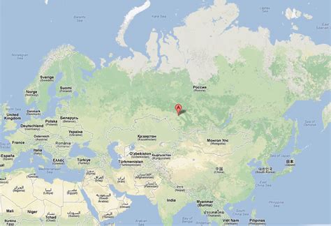 Novosibirsk Map - Russia