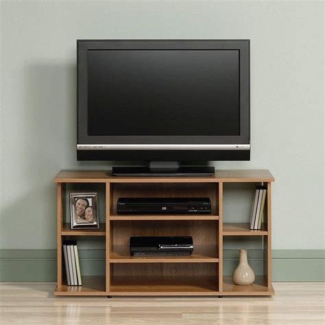 Small Bedroom Entertainment Center TV Cabinet Shelf Flat Screens Wood ...