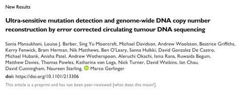 Error-corrected ctDNA sequencing for mutation and CNV using UMIs - Enseqlopedia