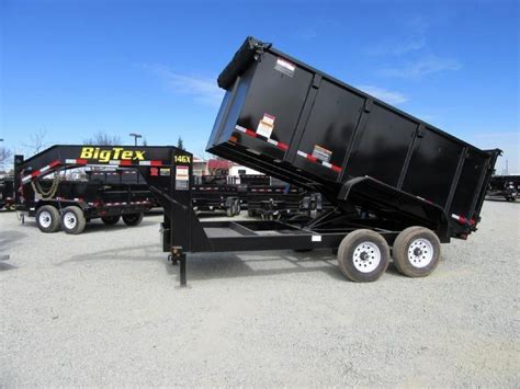 Trailer World: Big Tex - 14GX - Gooseneck Dump Trailer w/ 4' Sides Starting at $9395, Dump ...