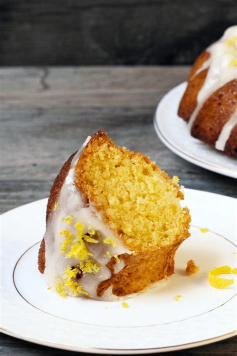 Lemon Sour Cream Cake - Insanely Good