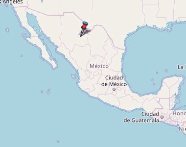 Delicias Map Mexico Latitude & Longitude: Free Maps