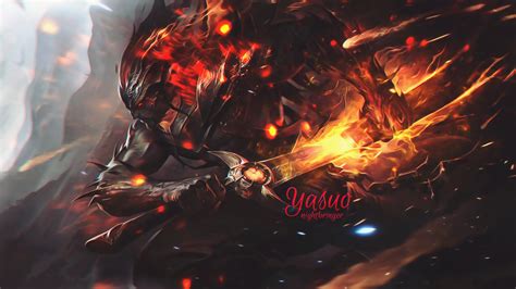 Nightbringer Yasuo Wallpaper by Departedd on DeviantArt