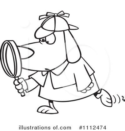 Detective Clip Art Black And White